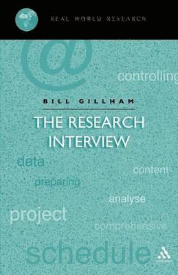 Bill Gillham - Research Interview, Häftad