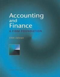 bokomslag Accounting and Finance