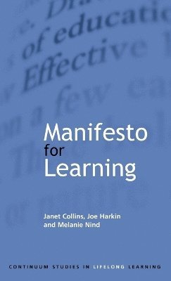 Manifesto for Learning 1