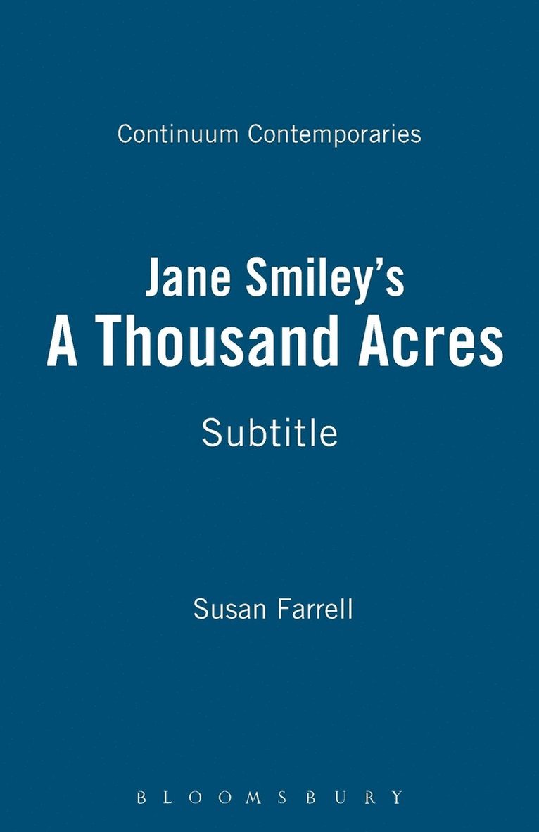 Jane Smiley's A Thousand Acres