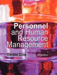 bokomslag Personnel and Human Resource Management