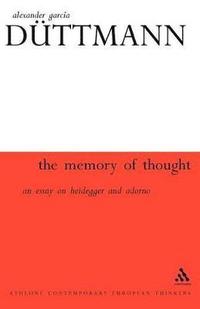 bokomslag Memory Of Thought