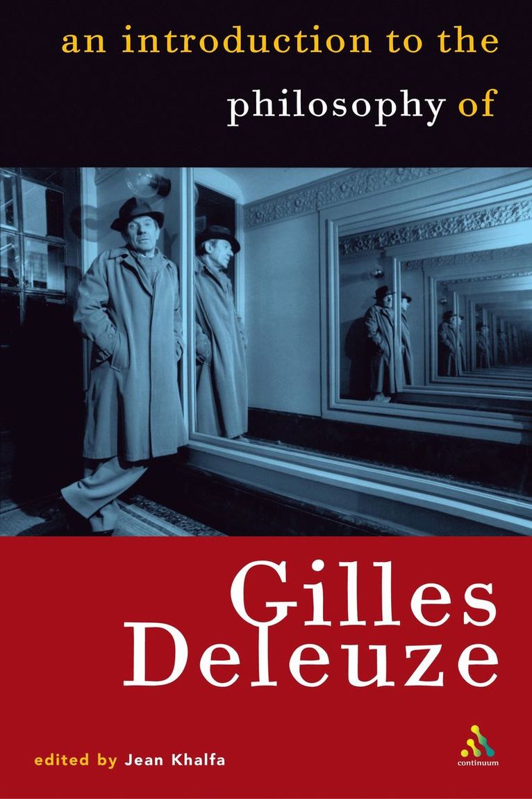 Jean Khalfa - Introduction to the Philosophy of Gilles Deleuze, Häftad