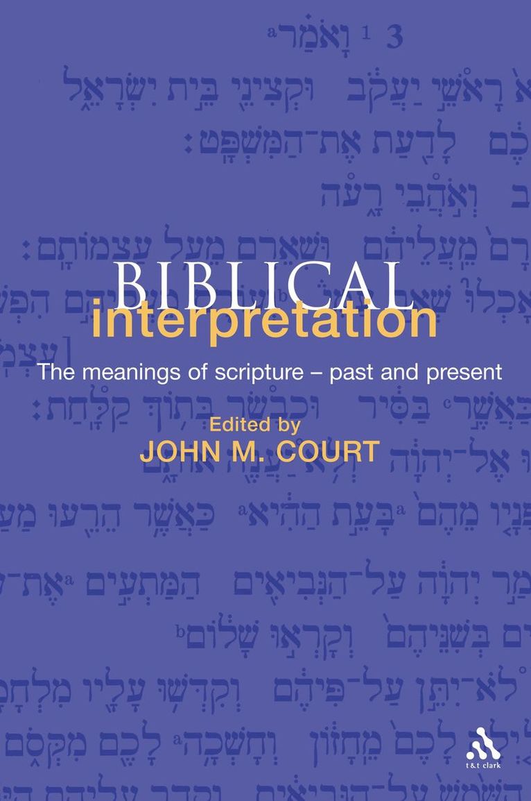 Biblical Interpretation 1