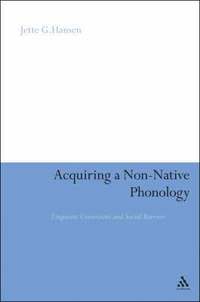 bokomslag Acquiring a Non-Native Phonology