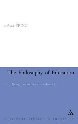 bokomslag The Philosophy of Education