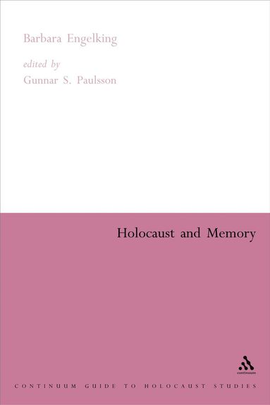 bokomslag Holocaust and Memory