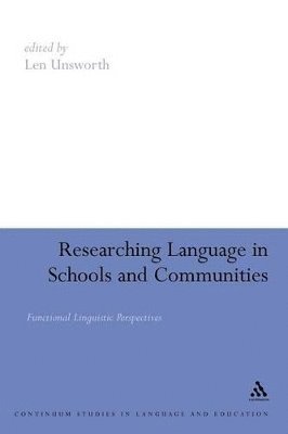 Researching Language in Schools and Communities 1