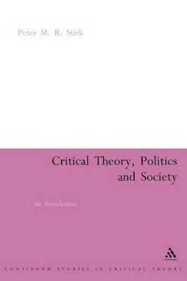 Critical Theory, Politics and Society 1