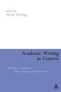 bokomslag Academic Writing in Context