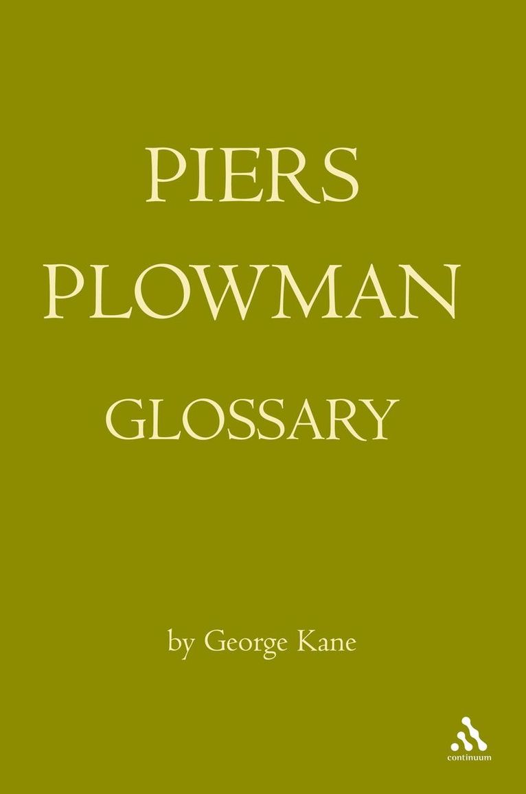 The Piers Plowman Glossary 1