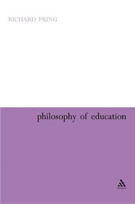 bokomslag The Philosophy of Education