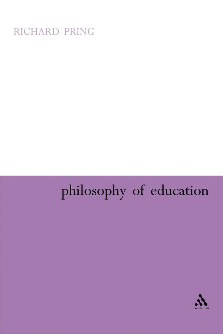 The Philosophy of Education 1