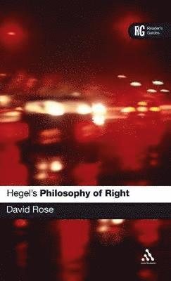 bokomslag Hegel's 'Philosophy of Right'