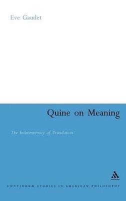 bokomslag Quine on Meaning