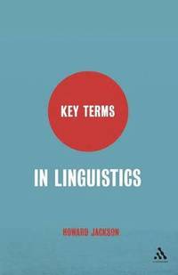 bokomslag Key Terms in Linguistics