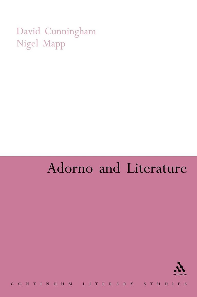 Adorno and Literature 1