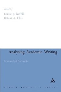 bokomslag Analysing Academic Writing