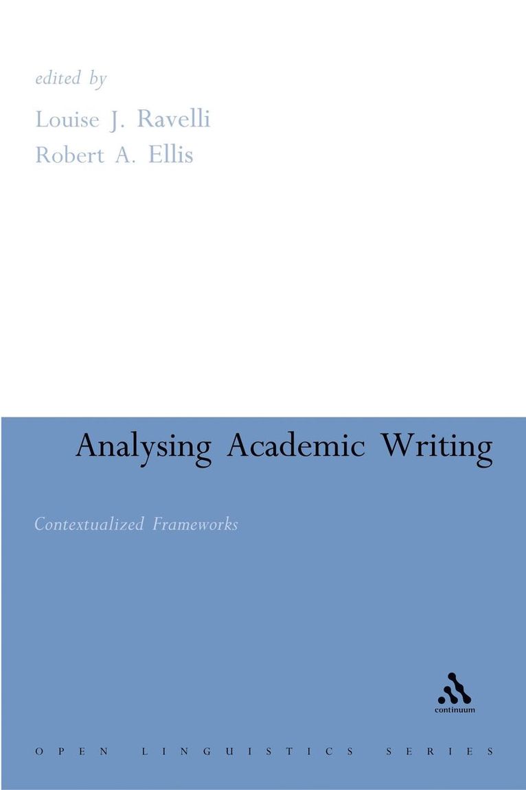 Analysing Academic Writing 1