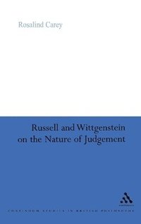 bokomslag Russell and Wittgenstein on the Nature of Judgement