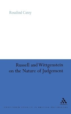 bokomslag Russell and Wittgenstein on the Nature of Judgement