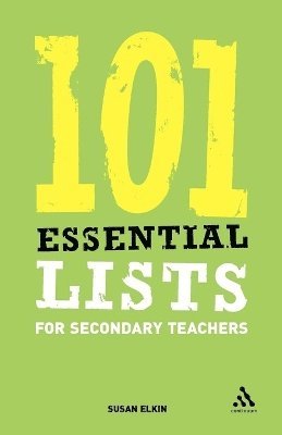 bokomslag 101 Essential Lists for Secondary Teachers