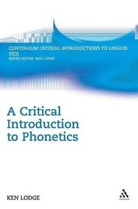 bokomslag Critical Introduction to Phonetics