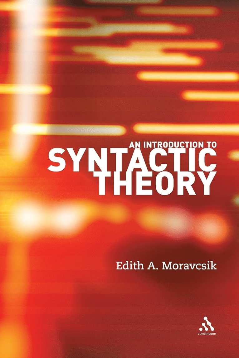 An Introduction to Syntactic Theory 1