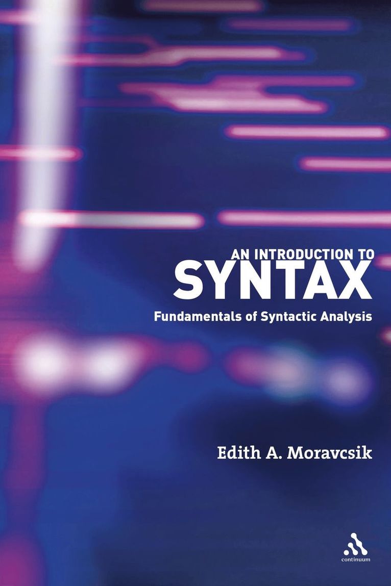 Edith A. Moravcsik, Edith a. Moravcsik - Introduction to Syntax, Inbunden