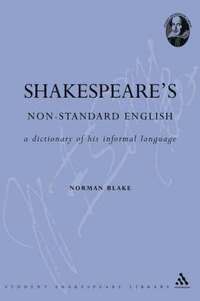 bokomslag Shakespeare's Non-Standard English