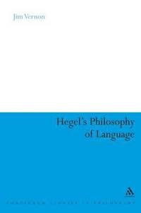 bokomslag Hegel's Philosophy of Language