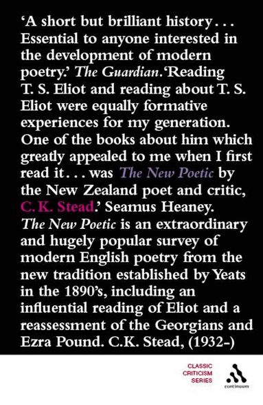 C.K. Stead - New Poetic, Häftad