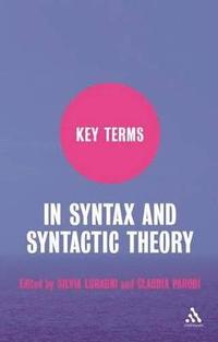 bokomslag Key Terms in Syntax and Syntactic Theory