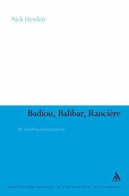 Badiou, Balibar, Ranciere 1