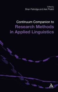 bokomslag Continuum Companion to Research Methods in Applied Linguistics