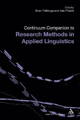 bokomslag Continuum Companion to Research Methods in Applied Linguistics