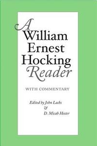 bokomslag A William Ernest Hocking Reader