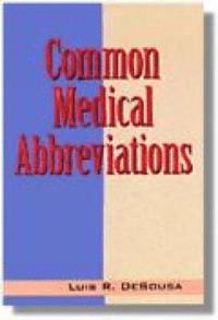 bokomslag Common Medical Abbreviations