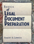 bokomslag Basics of Legal Document Preparation