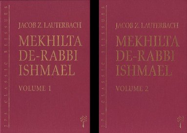 bokomslag Mekhilta De-Rabbi Ishmael, 2-volume Set