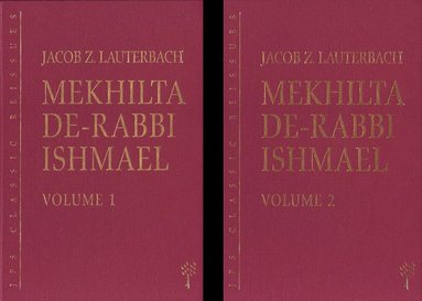 bokomslag Mekhilta de-Rabbi Ishmael, 2-volume set