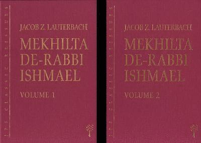 Mekhilta de-Rabbi Ishmael, 2-volume set 1