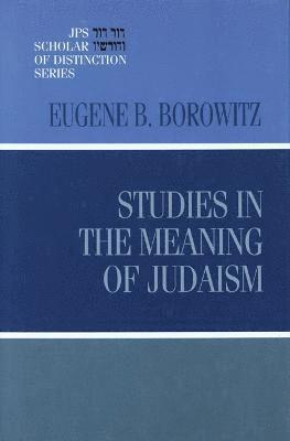 bokomslag Studies in the Meaning of Judaism