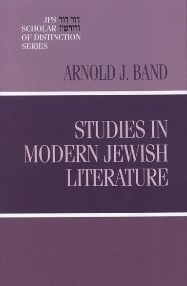 bokomslag Studies in Modern Jewish Literature