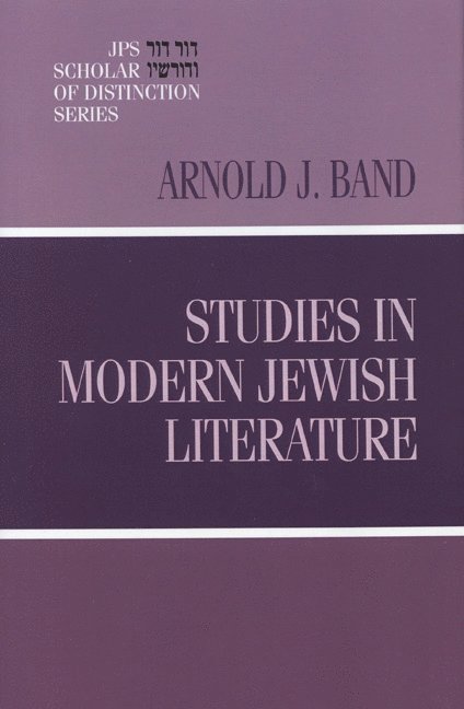Studies in Modern Jewish Literature 1