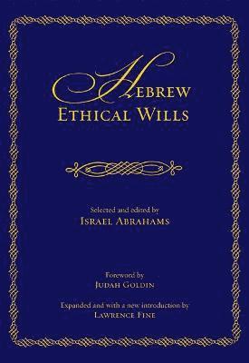 Hebrew Ethical Wills 1