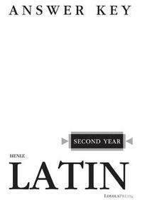 bokomslag Henle Latin Second Year Answer Key