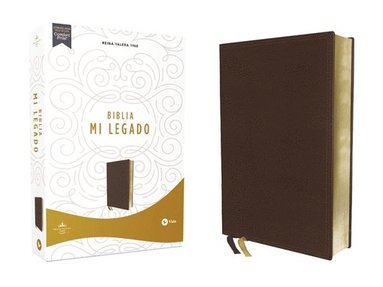 bokomslag Rvr60, Santa Biblia Mi Legado, Leathersoft, Café, Una Columna, Interior a DOS Colores, Comfort Print