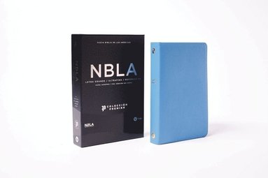 bokomslag Nbla, Santa Biblia, Ultrafina, Colección Premier, Letra Grande, Piel de Cabra, Azul: Edición Limitada