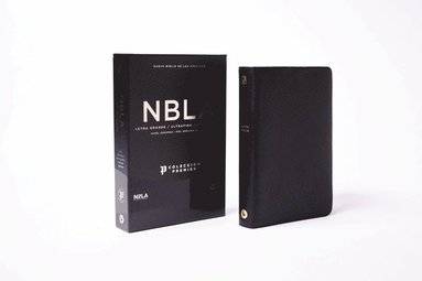 bokomslag Nbla, Santa Biblia, Ultrafina, Letra Grande, Piel de Cabra, Colección Premier, Negro